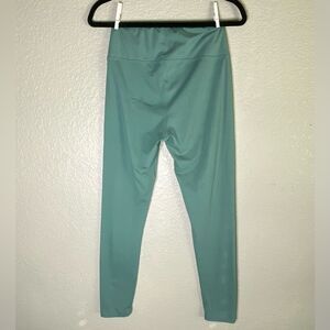 Velvety Soft Sage Green Leggings | Size L-XL
